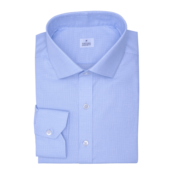 Chemise homme Oxford Uni Bleu