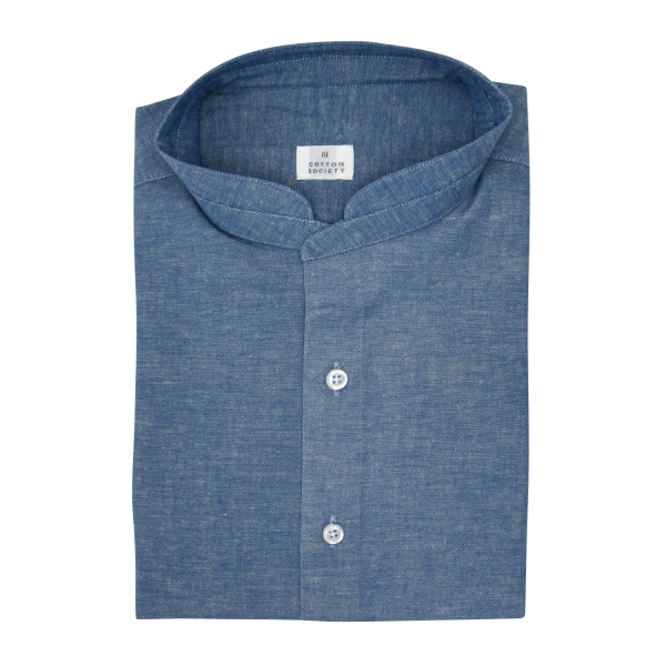 Chemise homme Chambray Japonais Uni Bleu