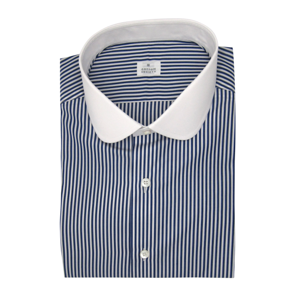 Chemise homme Popeline Rayé Bleu