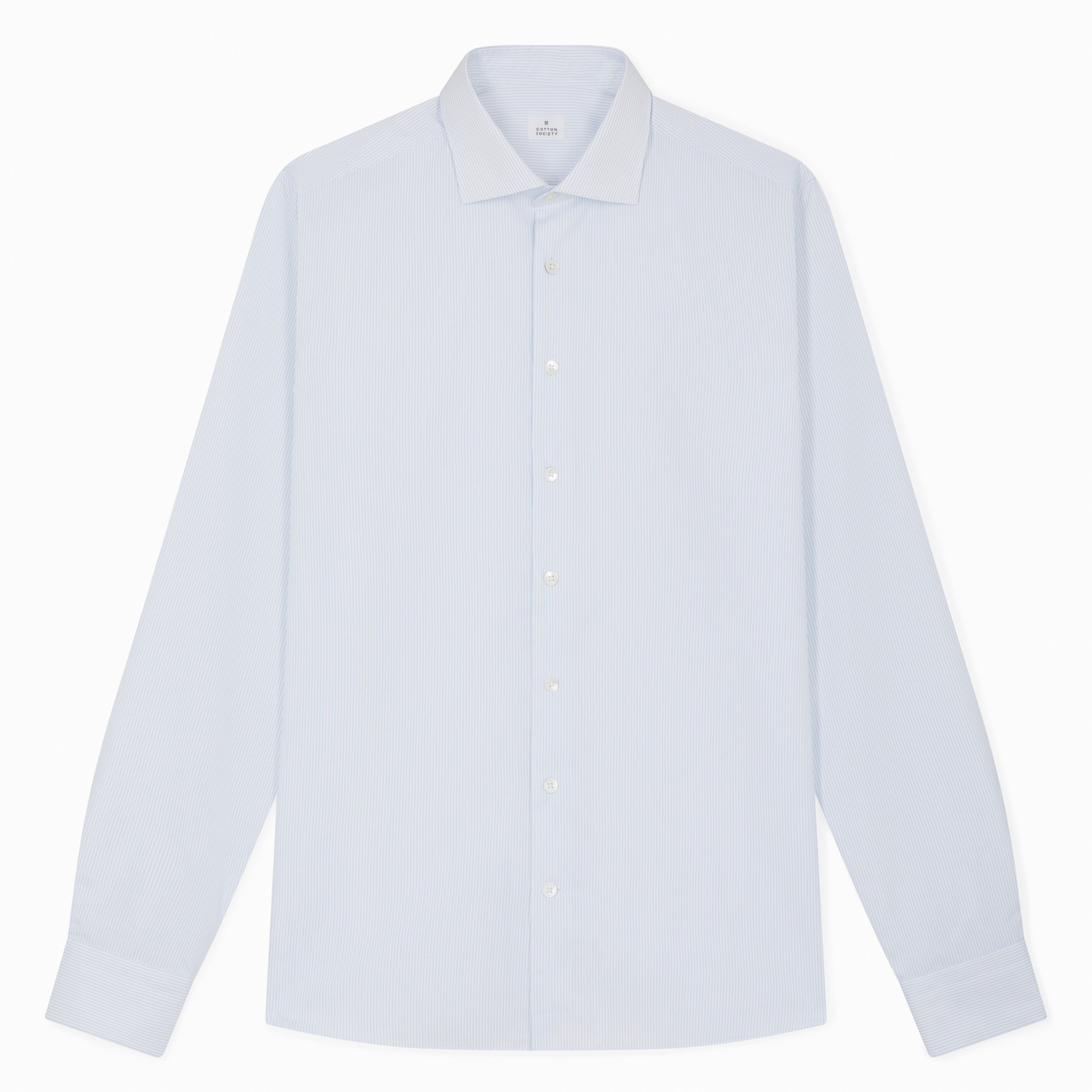 Chemise homme Popeline Rayé Bleu