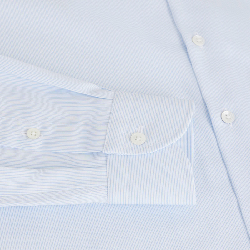 Chemise homme Popeline Rayé Bleu