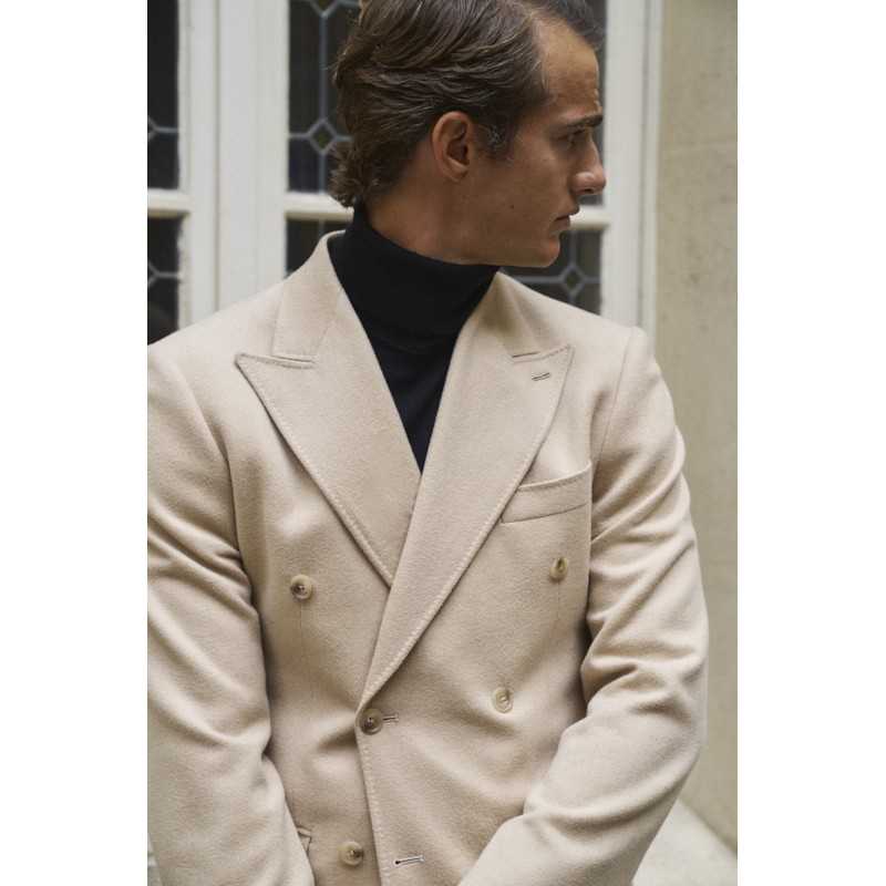 Veste Beige en poils de chameau