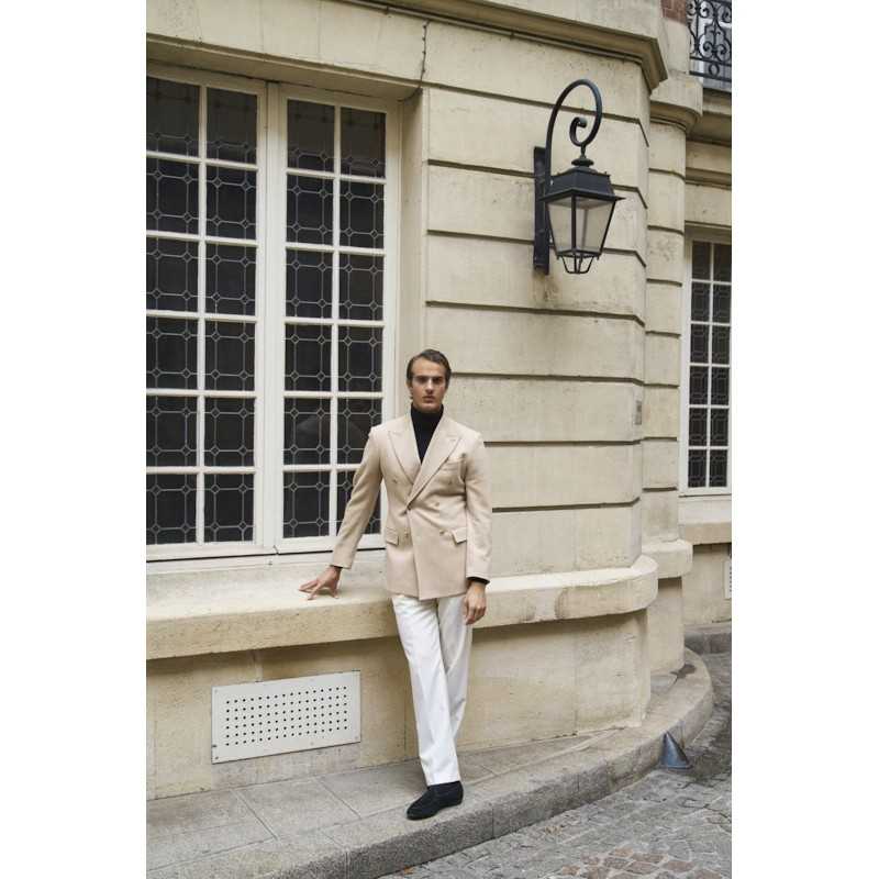 Veste Beige en poils de chameau