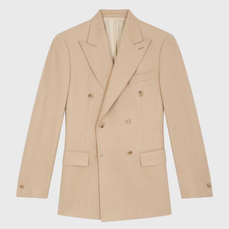 Veste Beige en poils de chameau