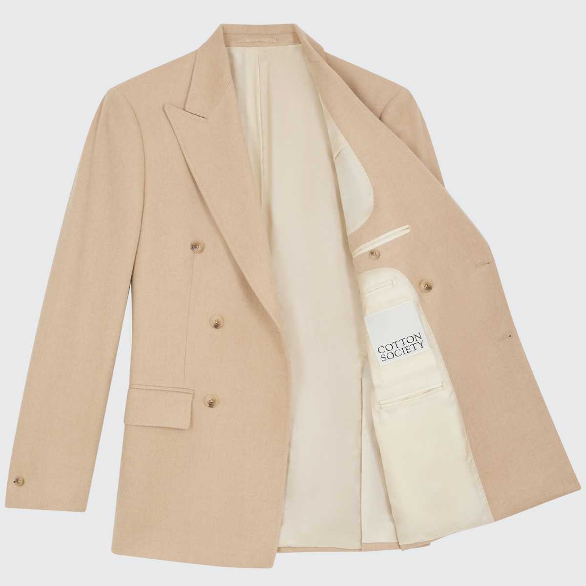 Veste Beige en poils de chameau