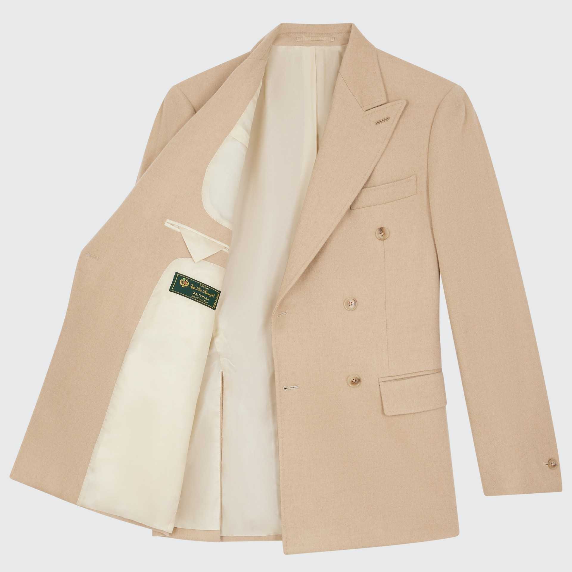 Veste Beige en poils de chameau