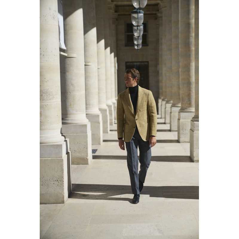 Veste en Harris Tweed à carreaux