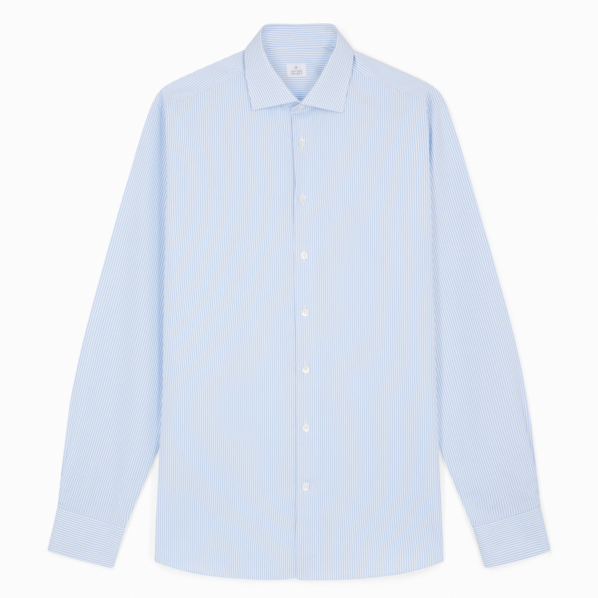 Chemise homme Popeline Rayé Bleu