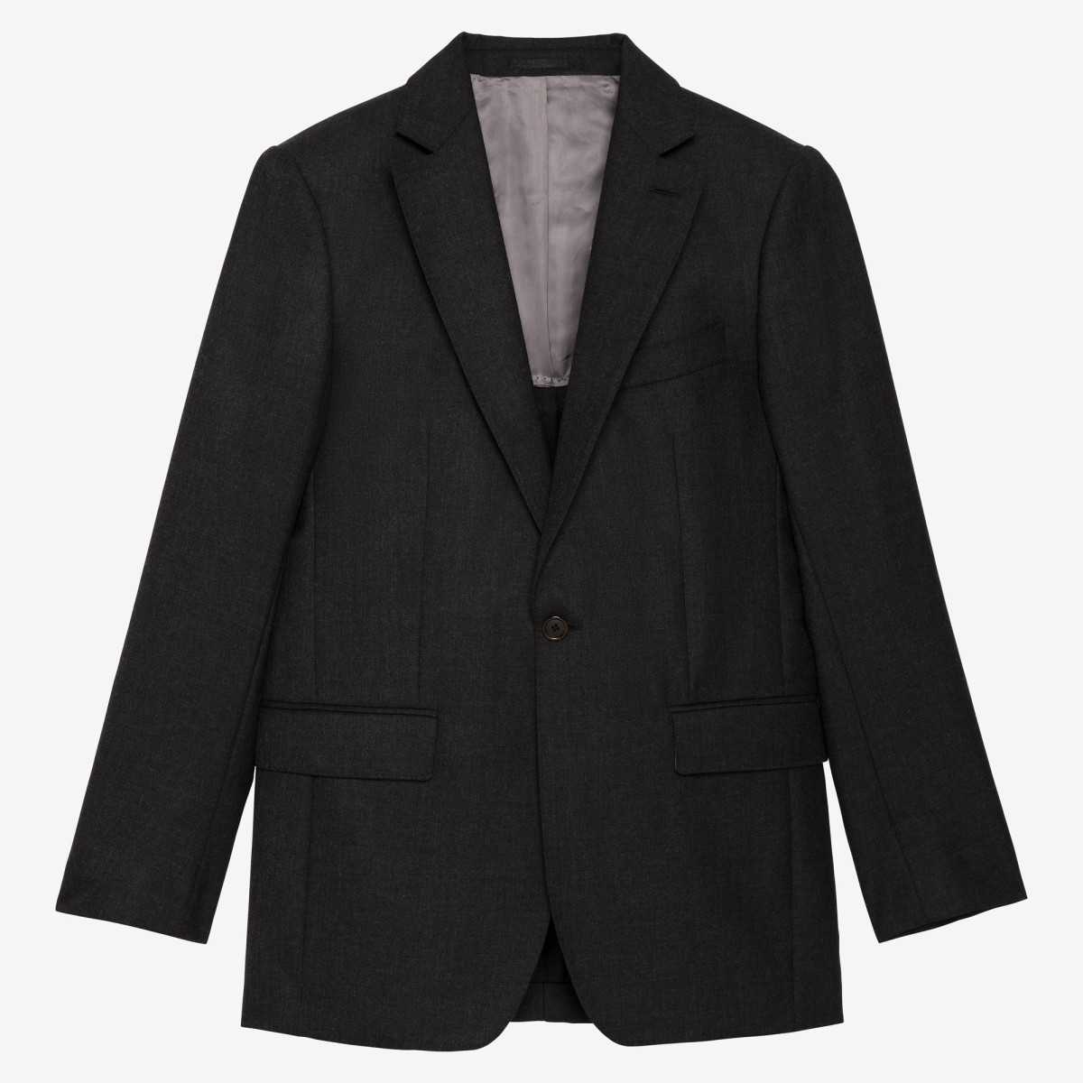 Costume en gabardine anthracite Standeven