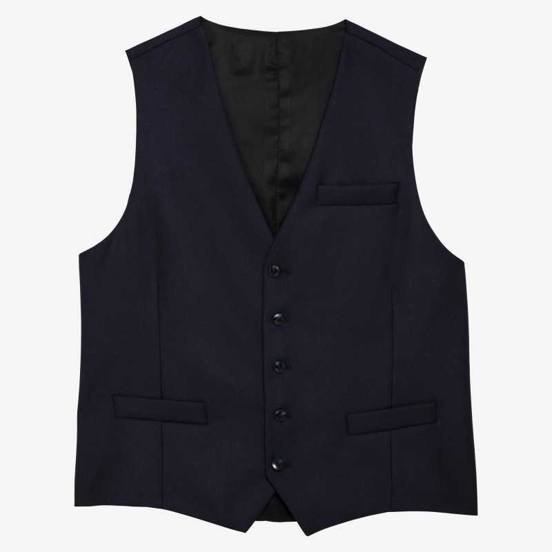 Costume en gabardine marine Standeven