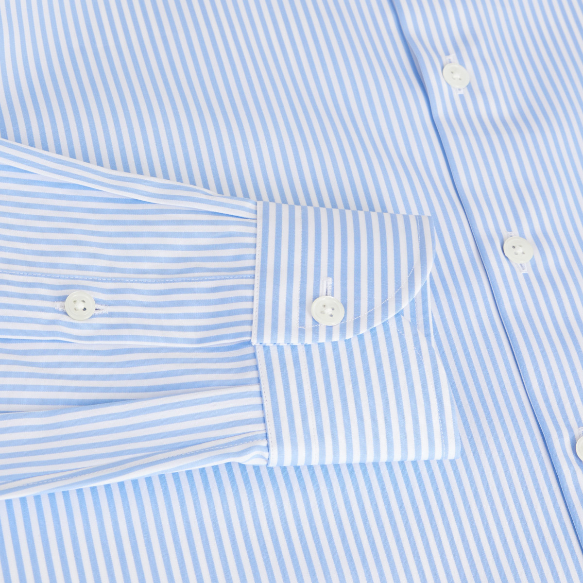 Chemise homme Popeline Rayé Bleu