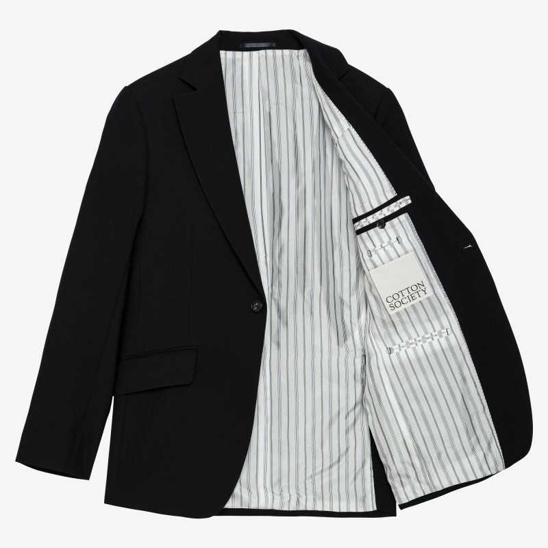 Costume à chevrons marine Standeven