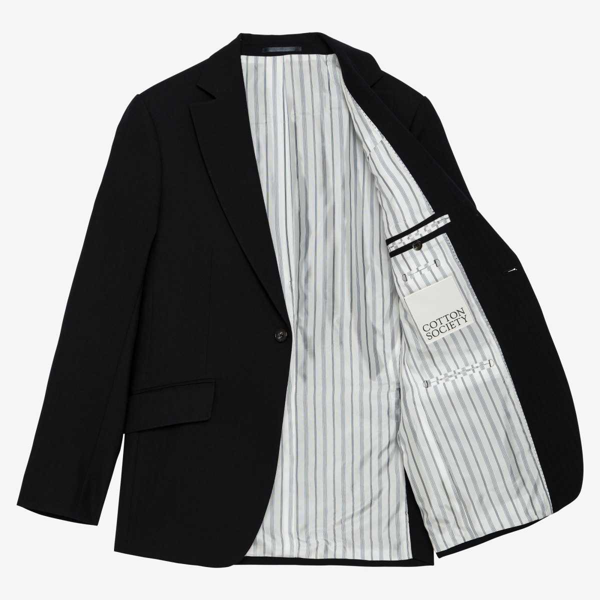 Costume à chevrons marine Standeven