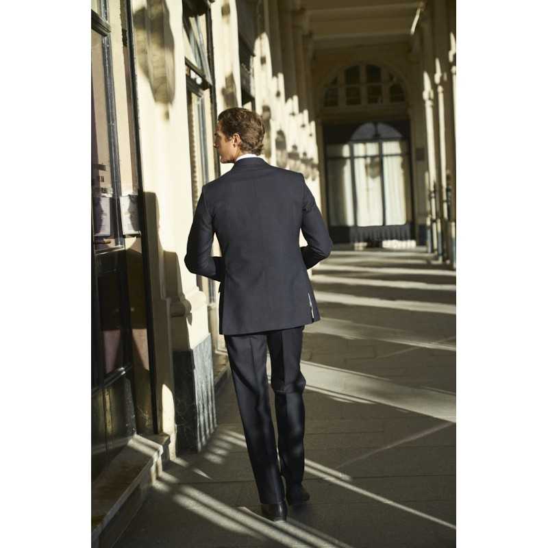 Costume à chevrons marine Standeven