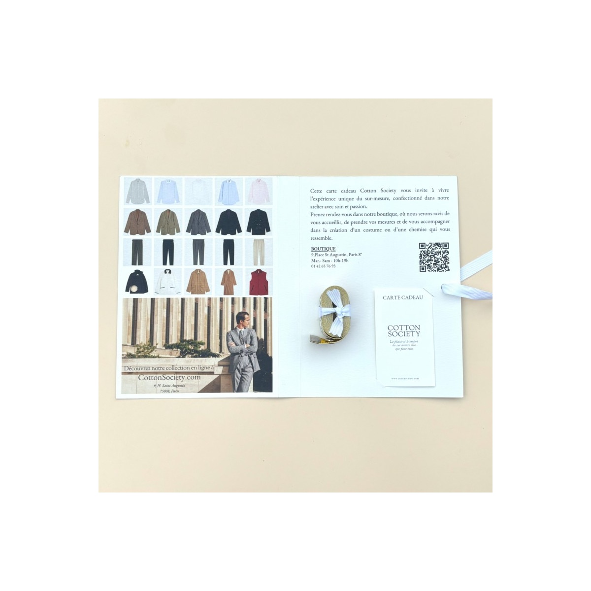 Coffret cadeau chemise sur mesure