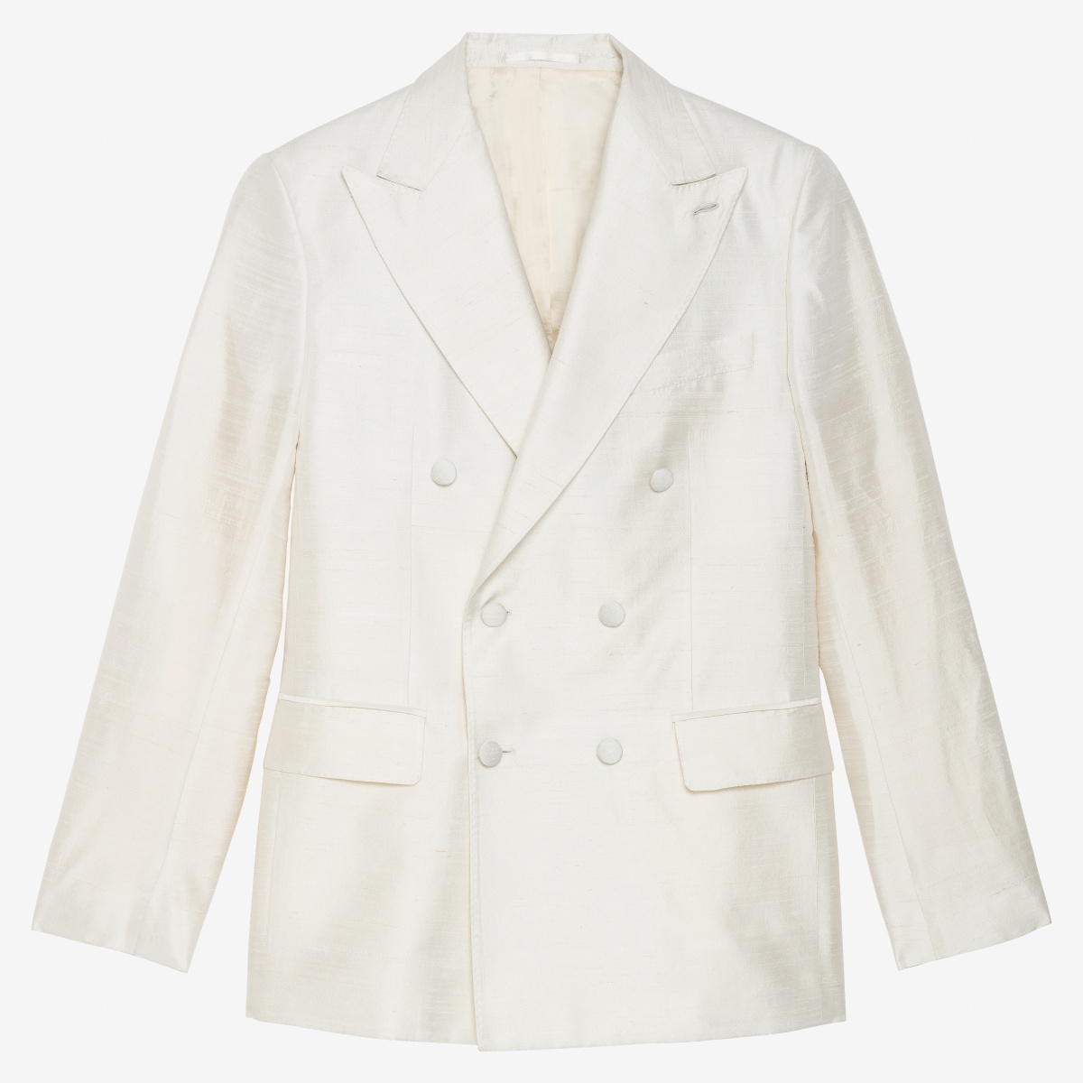 Veste de soirée Ivoire en Shantung de soie