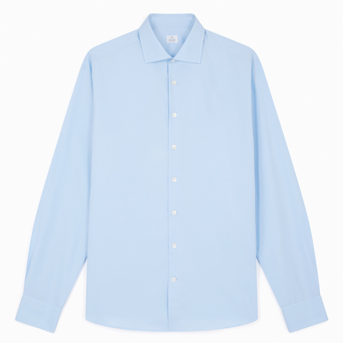Chemise homme Popeline Uni Bleu