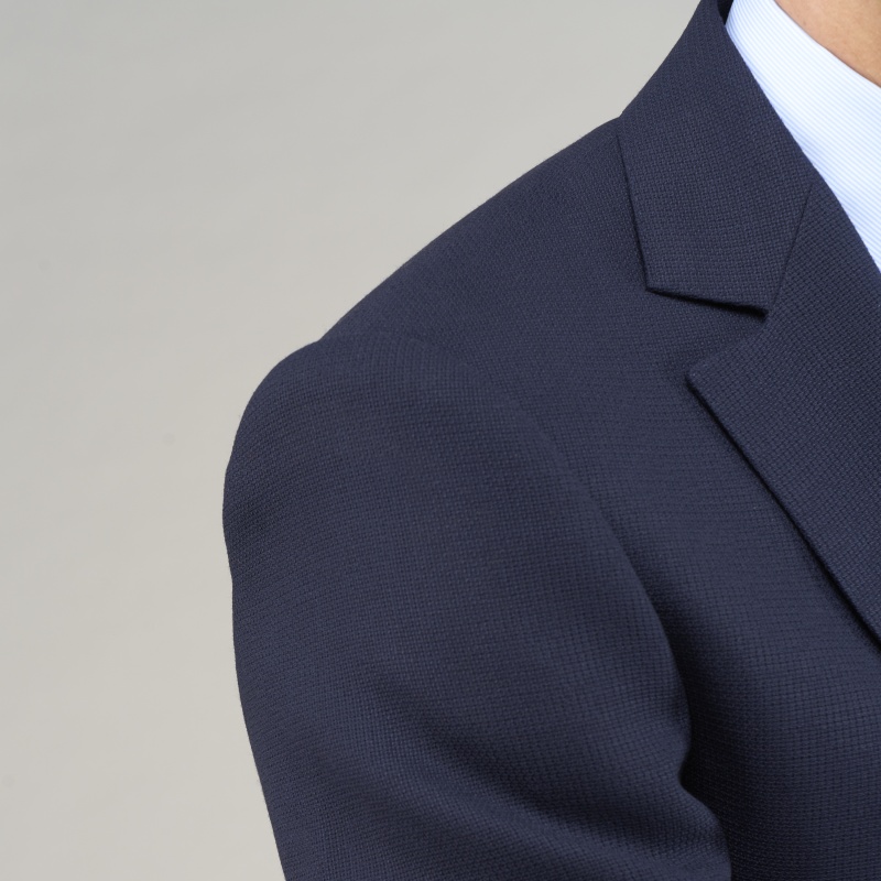 Blazer Fresco Mock Leno Marine