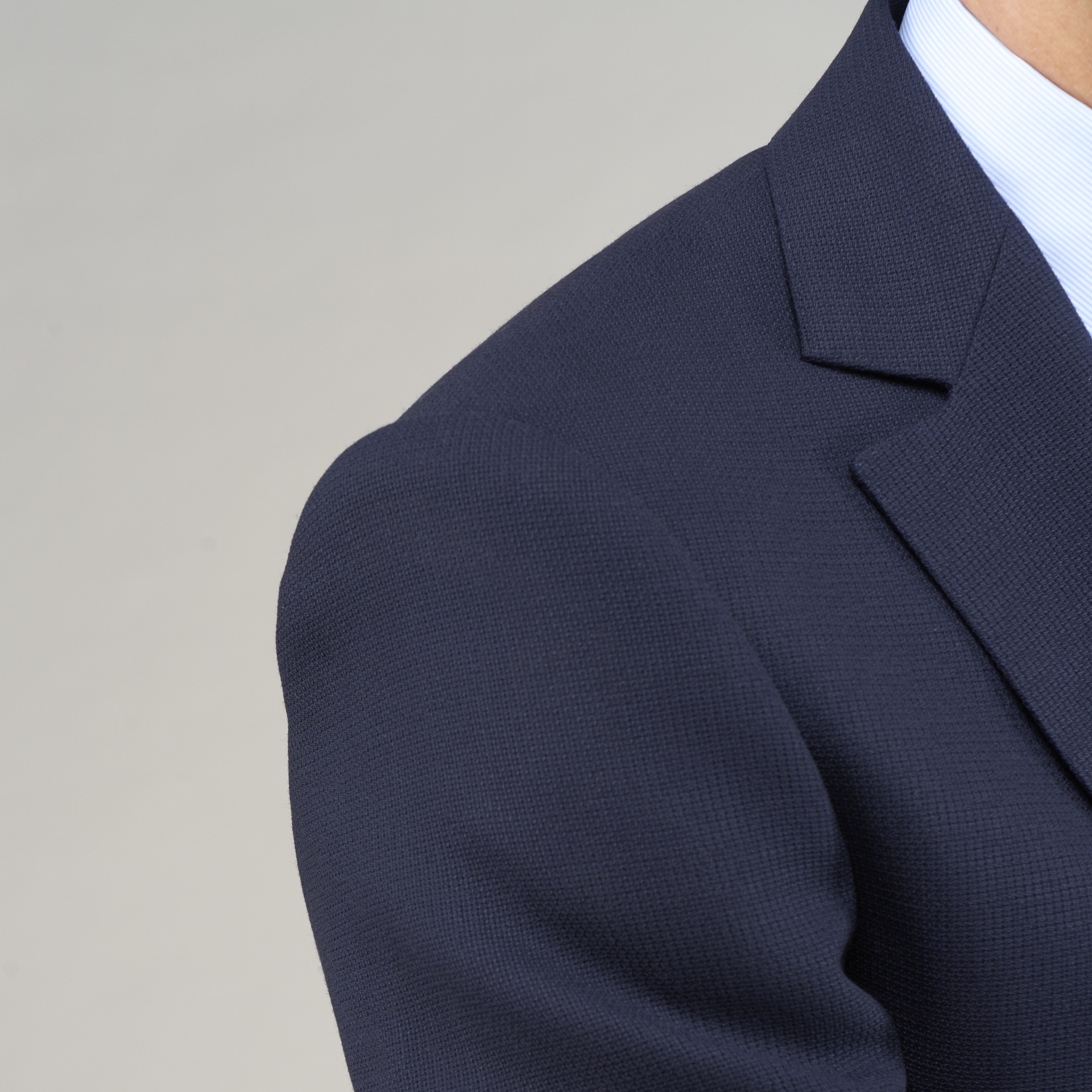 Blazer Fresco Mock Leno Marine