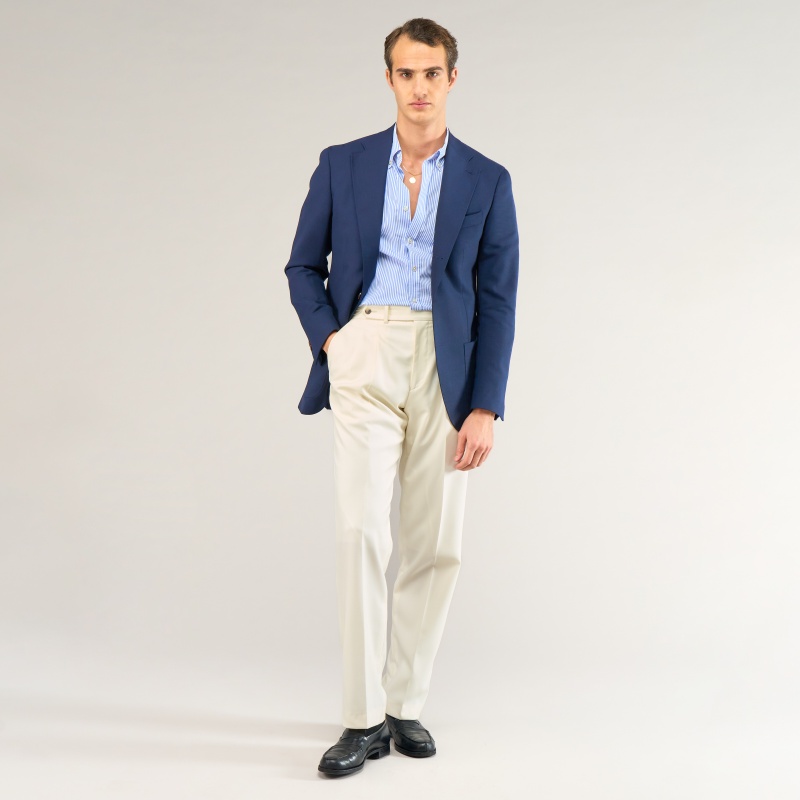 Veste sport bleu marine Fresco Lite 3 plis | Blazer respirant homme